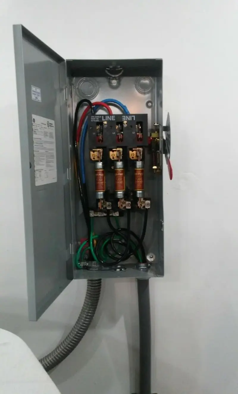Three-phase disconnect switch installed for Electrical Wiring & Rewiring in Oneonta